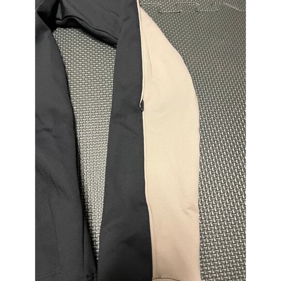 AETHER Women's 1/2 Zip Sleeve Pocket Sweater in Black Medium Athletic - Picture 3 of 10